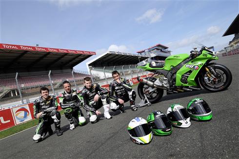 Successful pre Le Mans test for Kawasaki World Endurance team